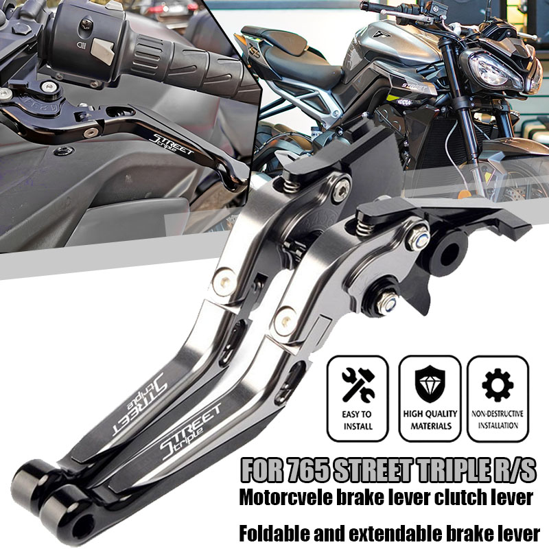 Cnc Aluminum Adjustable Brake Clutch Levers - 765 Street Triple R/S (RS versiyonu