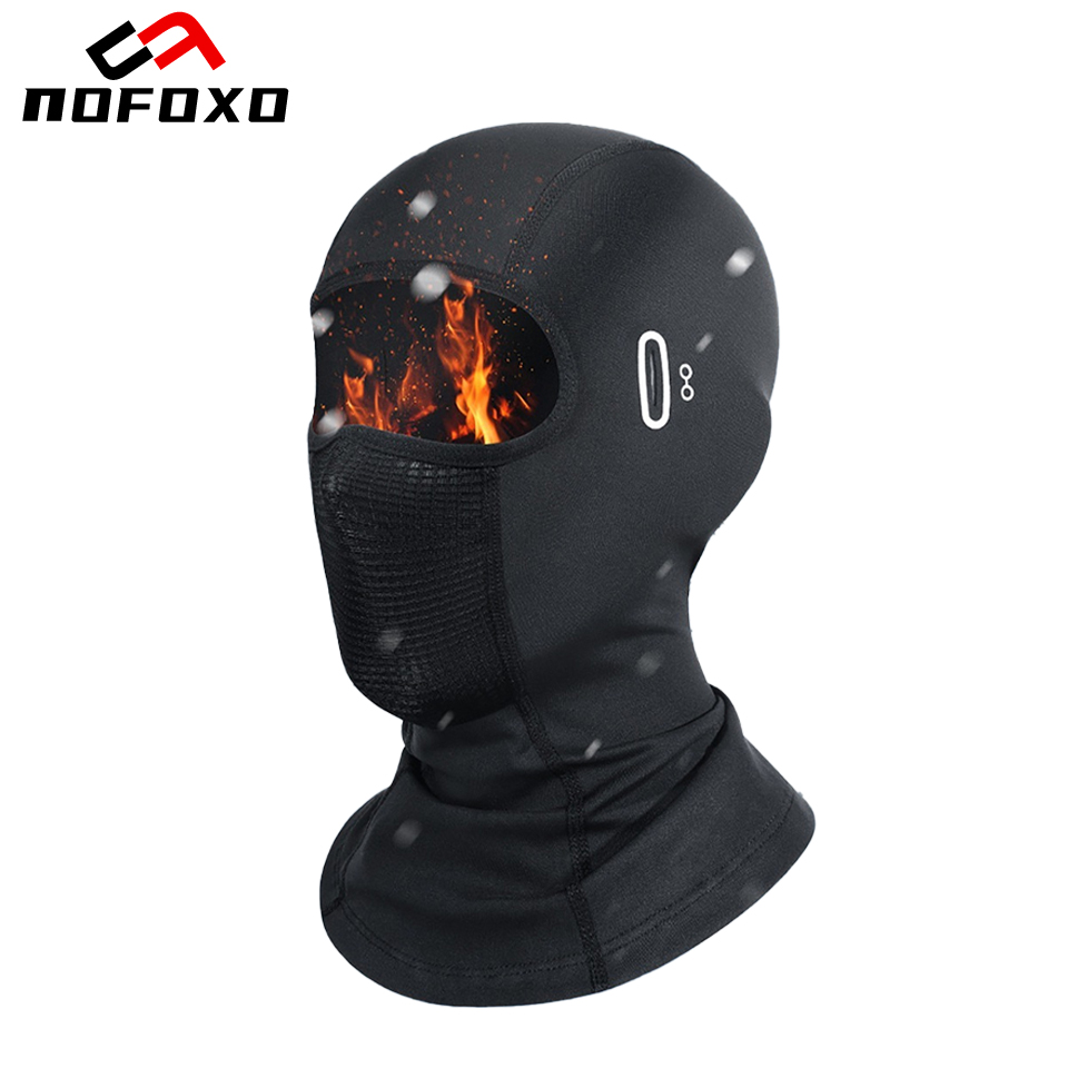 Riding Gear - NOFOXO Kış Motosiklet Sürme Yüz Maskesi