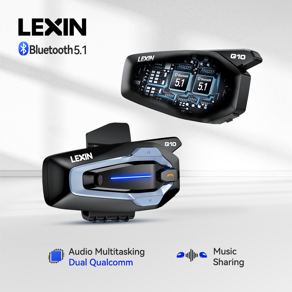 Universal Motorcycle Helmet Intercom Headset - NEW-LEXIN G10 Motosiklet Kask İnterkomu, 8