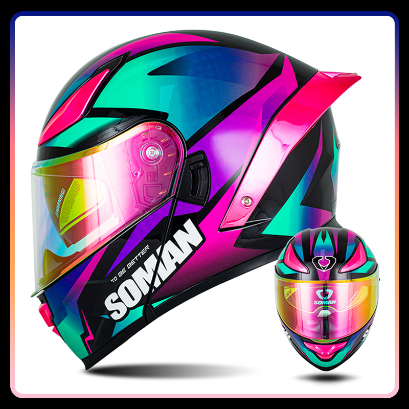 DOT Onaylı Tam Yüz Motosiklet  - Modular Flip Up Motorcycle Helmet Dot Approved incelemesi ve fiyatı