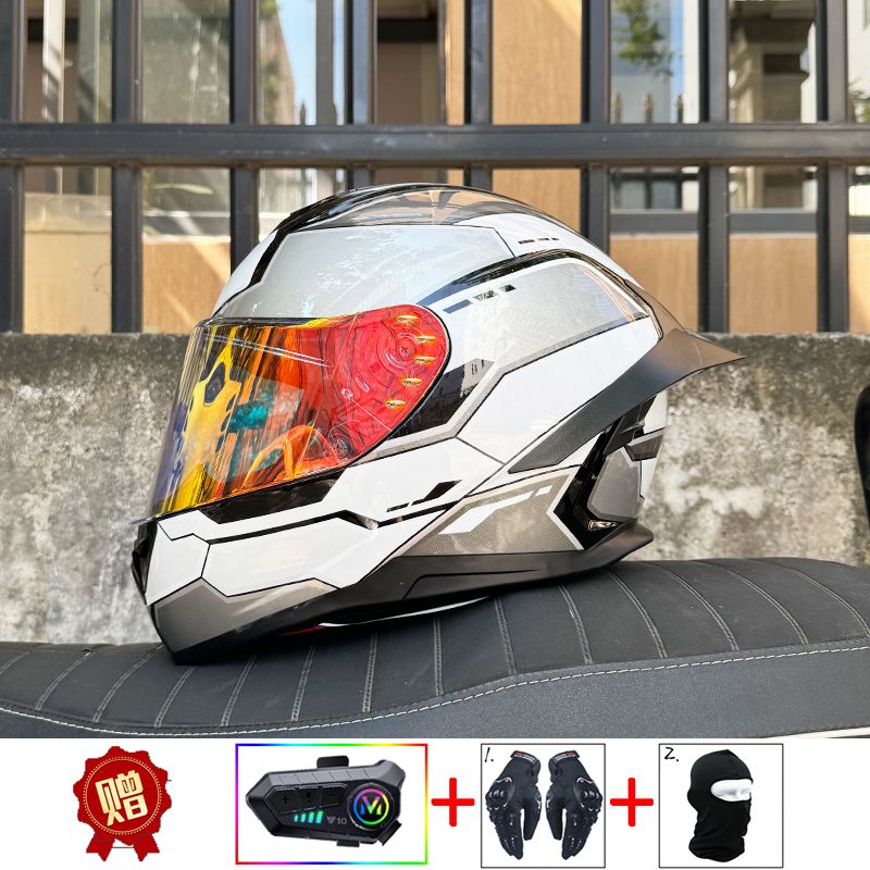 ORZ Motosiklet Bluetooth Kask  - Full Face Motorcycle Helmet With Bluetooth incelemesi ve fiyatı