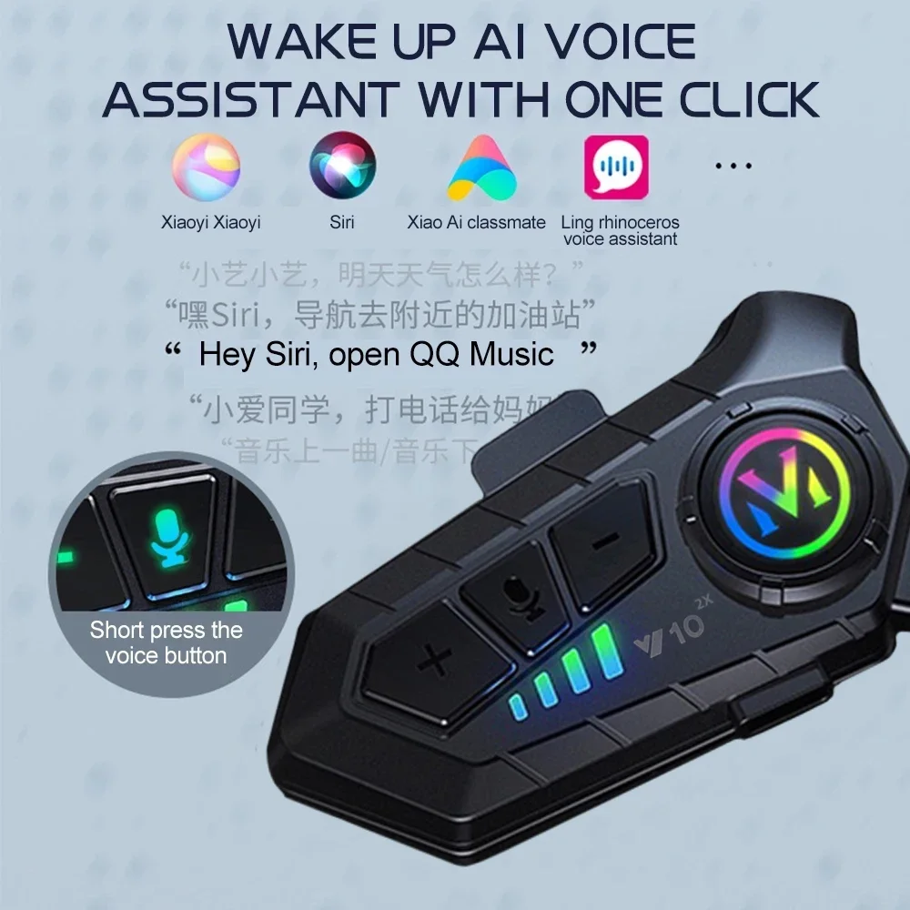 V10 2X Bluetooth Motosiklet Ka - Universal Motorcycle Helmet Intercom Headset incelemesi ve fiyatı
