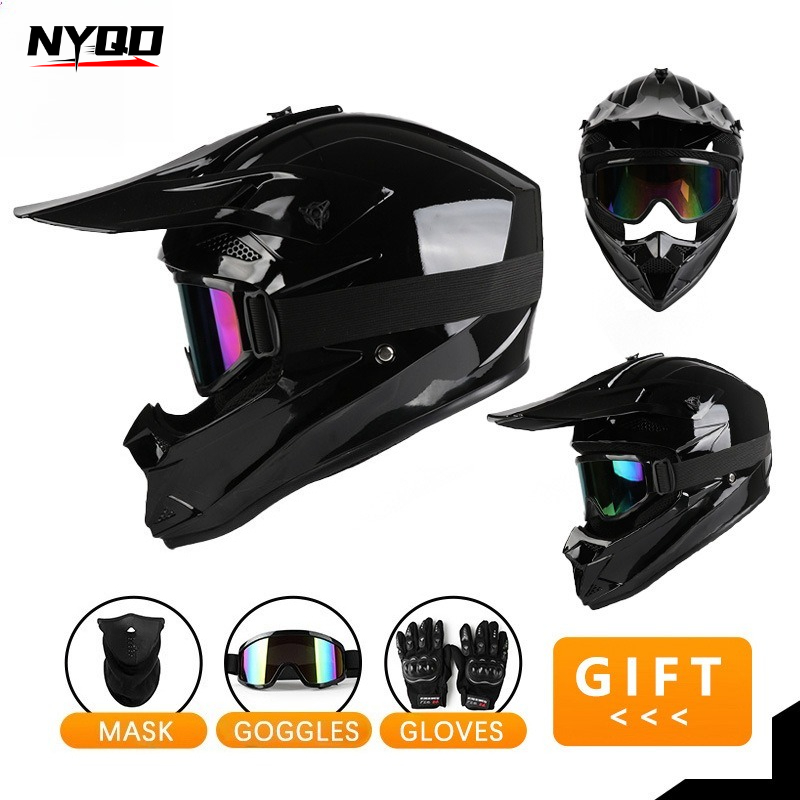 4 Mevsim Nefes Alabilen Tam Yü - Off Road Motocross Helmet Goggles Set incelemesi ve fiyatı
