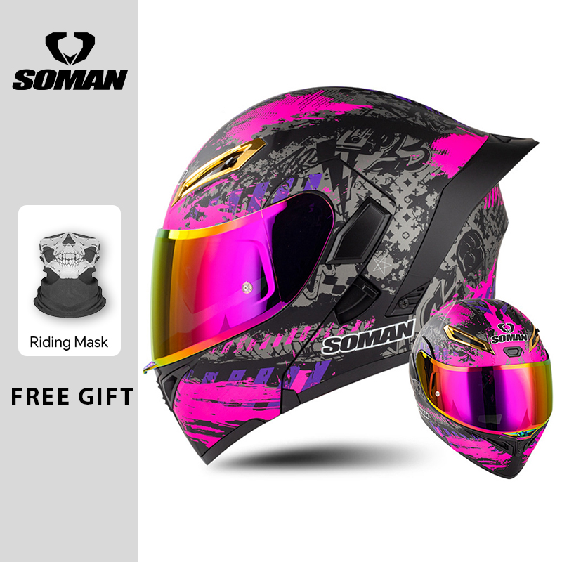 Unisex DOT Onaylı Çift Vizörlü - Modular Flip Up Motorcycle Helmet Dot Approved incelemesi ve fiyatı