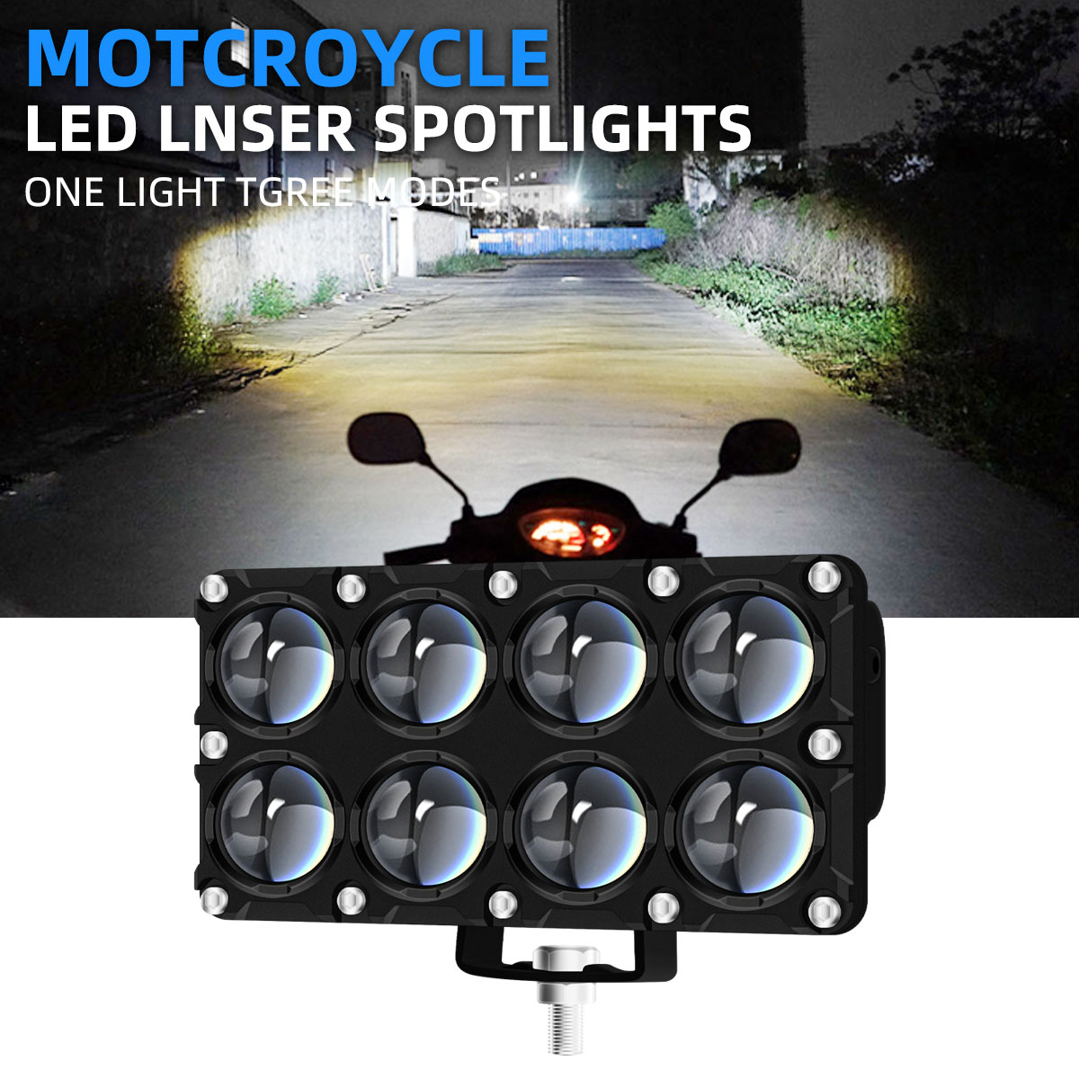 6/8/10 Lensli Yardımcı Motosik - Universal Motorcycle Led Headlight Projector incelemesi ve fiyatı