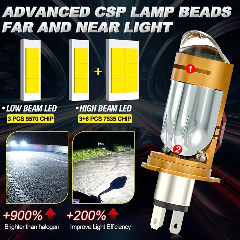 CAMOTO Bi LED Lens Projektör H - Universal Motorcycle Led Headlight Projector incelemesi ve fiyatı