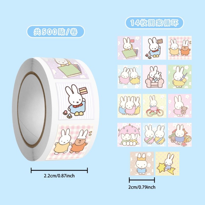 Miffy 500 adet Rulo Etiket Yük - Atv Parts incelemesi ve fiyatı