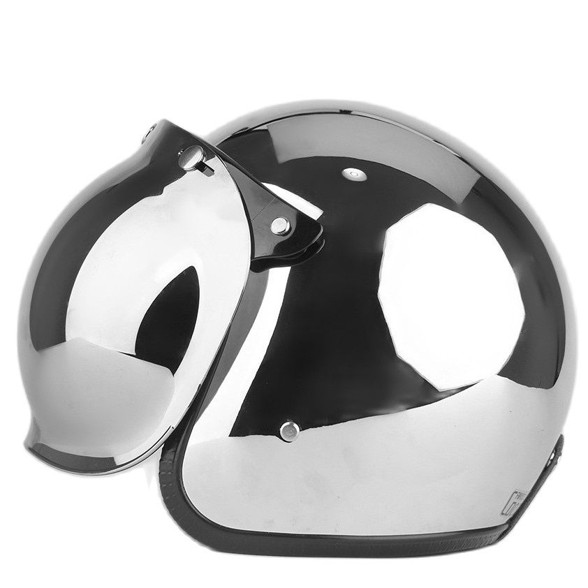 Açık yüz motosiklet Kask bağbo - Vintage Open Face Retro Helmet incelemesi ve fiyatı