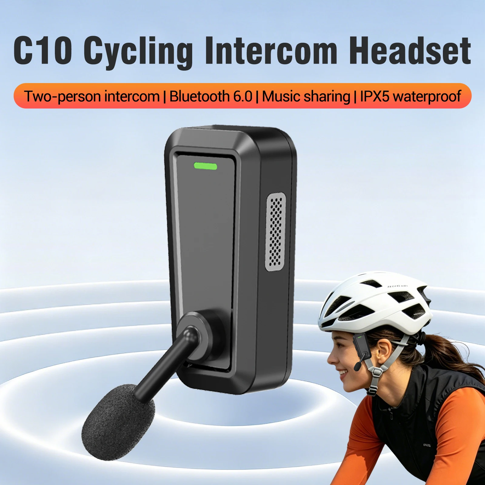 1/2 adet C10 kask interkom kul - Universal Motorcycle Helmet Intercom Headset incelemesi ve fiyatı